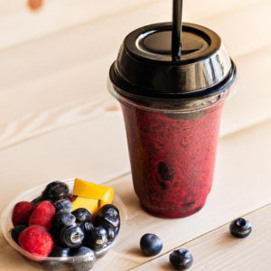Kubek na smoothie z zamknięciem